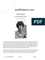 Shirley Chisholm - For The Equal Rights Amendment