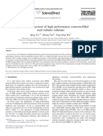 Experimental Behaviour of High Performance Concrete-Filled Steel Tubular Columns