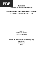 TUGAS VIII Pengantar Aplikasi Komputer