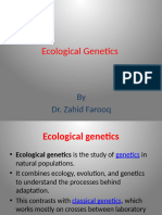 1 - Ecological Genetics