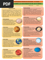 Ficha 05 Conociendo Las Caracterìsticas de Los Planetas