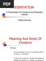 Dividend Policy