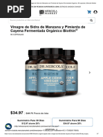 Dr. Mercola® Vinagre de Sidra de Manzana Con Pimienta de Cayena Fermentado Organico, 90 Capsulas - Mercola Market