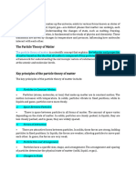 The Particle Theory of Matter