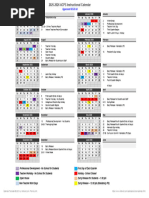 2025-2026 Instructional Calendar