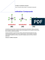 CBSE Class 12 Chemistry Notes Chapter 9 Coordination Compounds