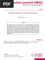 Rare Earth Nickelates RNiO3 Thin Films A