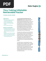 Thru Tubing Inflatable Retrievable Packer Spec Sheet