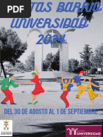 Programa Fiestas Barrio Universidad 2024