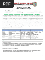 4Aº Unidad 6 Sesion 07 - Diseñamos Un Prototipo de Batido Que Regulan Los Niveles de Estrogeno 1actualdocx