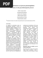 Las Resistencias en El Proceso Psicoterapéutico-1