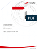 DS-K1T805EBFWX Access Control Terminal