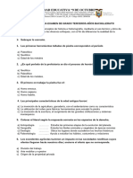 CUESTIONARIO PARA EXAMEN DE GRADO 3ro BGU