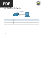 Lab 0 Basic Switch Configuration-1