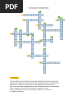 Crucigrama - Informática