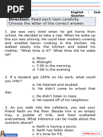 English3 Worksheets q2 w7