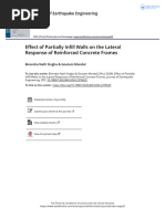 Effect of Partially Infill Walls On The Lateral Response of Reinforced Concrete Frames