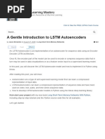 A Gentle Introduction To LSTM Autoencoders