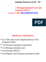 Module Title: Manage Antenatal Care and Promote PMTCT Module Code