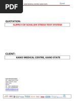 Kano Medical Centre Kano - SCHILLER STRESS TEST SYSTEM - NGN17102024