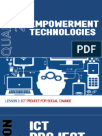 Quarter 2 Lesson 03 ICT Project For Social Change SY2024 2025