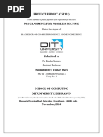 Report Format Mini Project CSF101