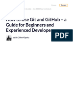 How To Use Git and GitHub - A Guide For Beginners and Experienced Developers