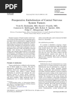 411 - Preoperative Embolization of Central Nervous System Tumors