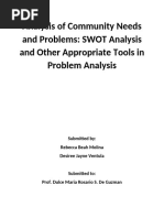 BSEDVED 17 (Analysis of Community Needs and Problem)