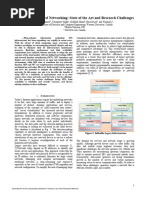 Software-Defined Networking: State of Art and Research Challenges