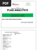 Plan Analitico. ARTES