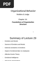 Organizational Behavior: Robbins & Judge