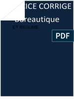 Resumé Et Sujet Type Corrigé Bureautique