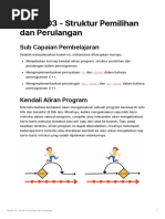 Kuliah 03 - Pemilihan Dan Perulangan