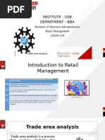 Trade Area Analysis