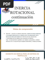 INERCIA ROTACIONAL Continuación