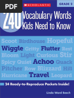 240 Vocabulary Words Kids Need To Know Grade2