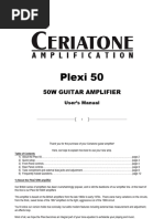 Ceriatone Plexi 50 Manual