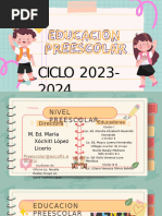 Junta de Inicio de Ciclo Preescolar 2023-2024