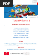 Tarea Practica 1 Didáctica Lengua y La Literatura