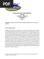 MAP 8th Grade - Reading - Literature - Advanced Quiz 2 - Testing Mom