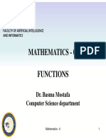 Functions - Lecture Parts I, II & III