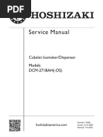 Hoshizaki DCM-271BAH Service Manual