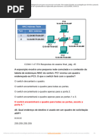 CCNA 1 Introdução Às Redes v7 - Respostas Do Exame Final Da Prática ITN v7 3