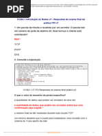 CCNA 1 Introdução Às Redes v7 - Respostas Do Exame Final Da Prática ITN v7 TODAS