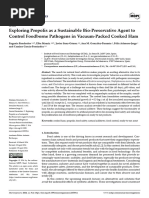 Exploring Propolis As A Sustainable Bio-Preservative Agent To Control Foodborne Pathogens in Vacuum-Packed Cooked Ham