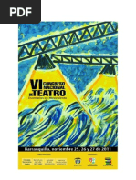 Relatoria Del Vi Congreso Nacional de Teatro