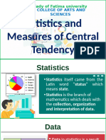 MIDTERM - 1. Measures of Central Tendency and Position