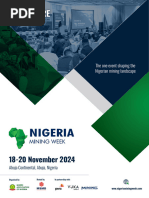 2024 Nigeria Mining Week Programme