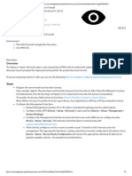 How To Configure An RMA Replacement Firewall